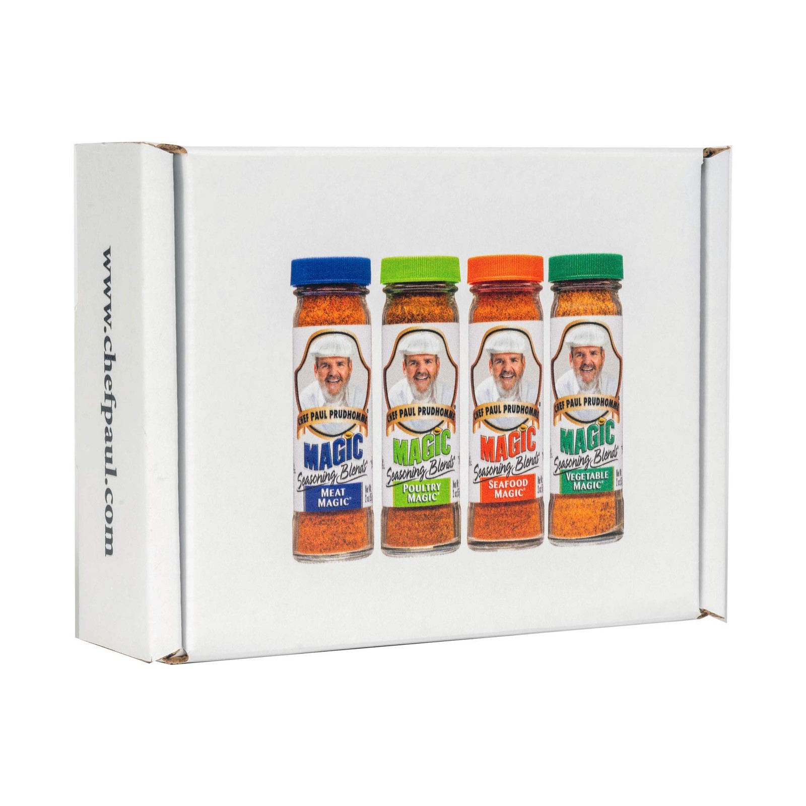 Chef Paul Prudhomme’s ~ Magic 4-Pack, Qty. 4 2-Ounce Bottles