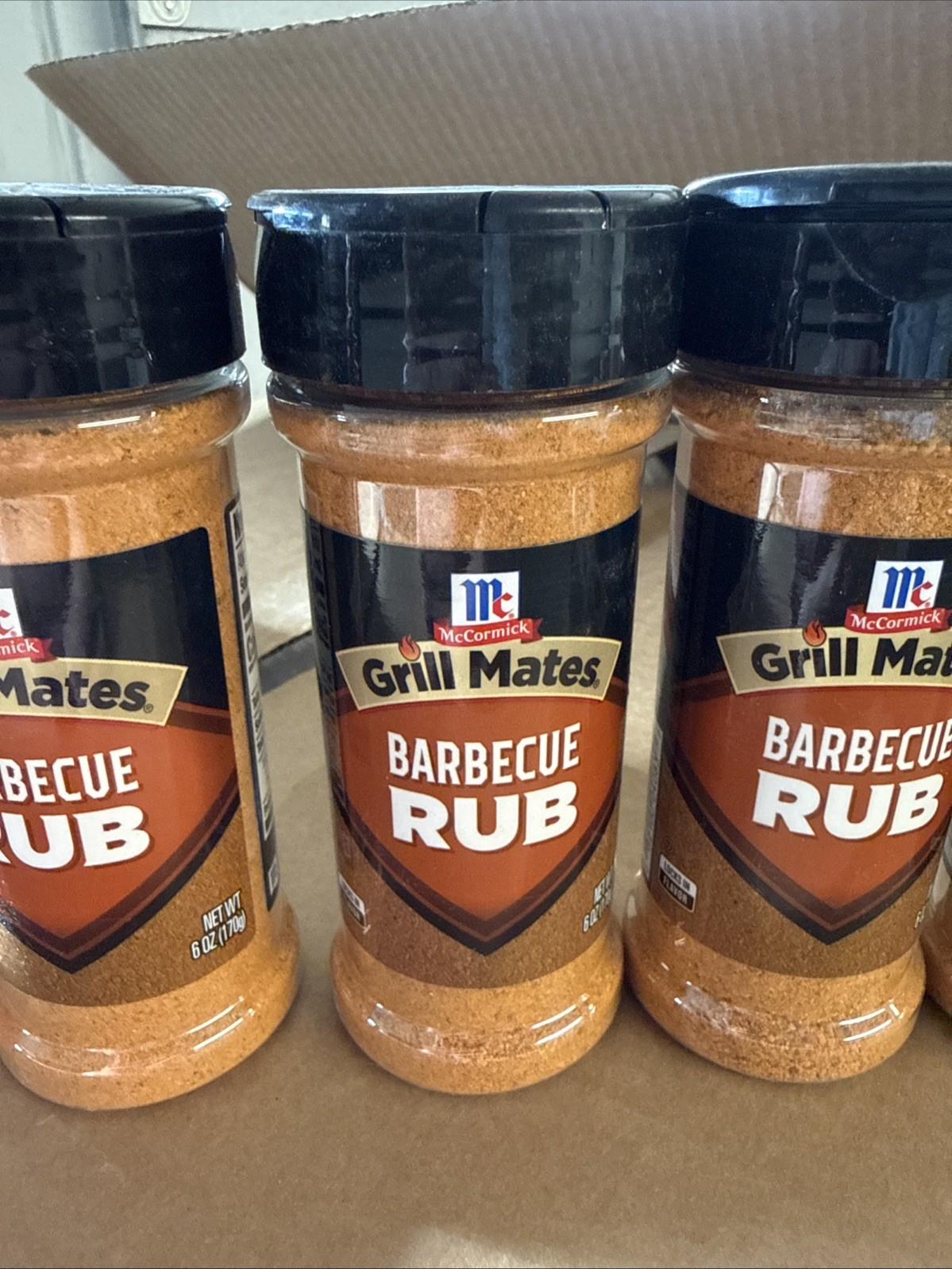McCormick Grill Mates Barbecue Rub Seasoning 6 oz (Pack OF 4) 4 Of Them