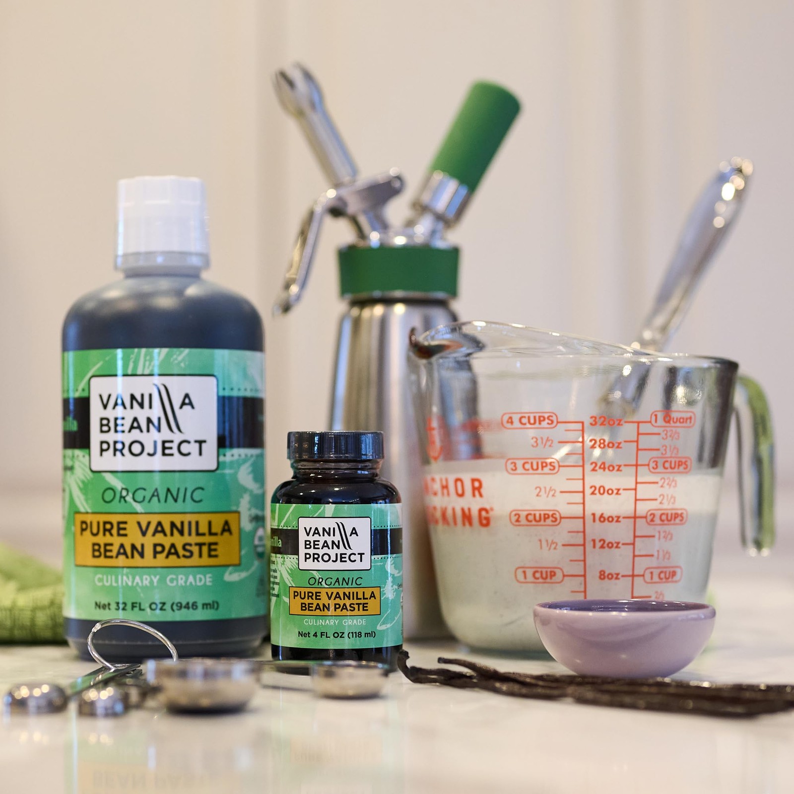 Organic Vanilla Bean Paste | Baking Necessity | Pure Vanilla for Cooking | | …