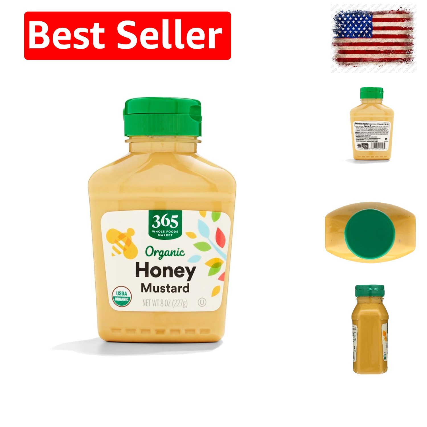 Organic Honey Mustard, 8 Ounce
