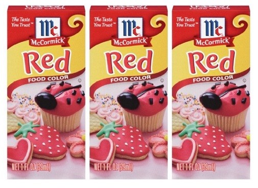 McCormick Food Color Red 3 Pack