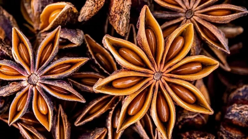 Organic Whole Star Anise Authentic Indian Chakri Phool Cooking Spices For Home
