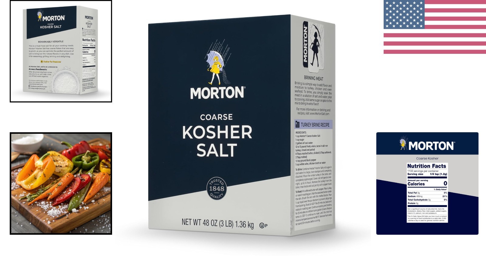 Versatile 48 Ounce Kosher Salt – Elevate Your Cooking with Extra-Fine Crystals