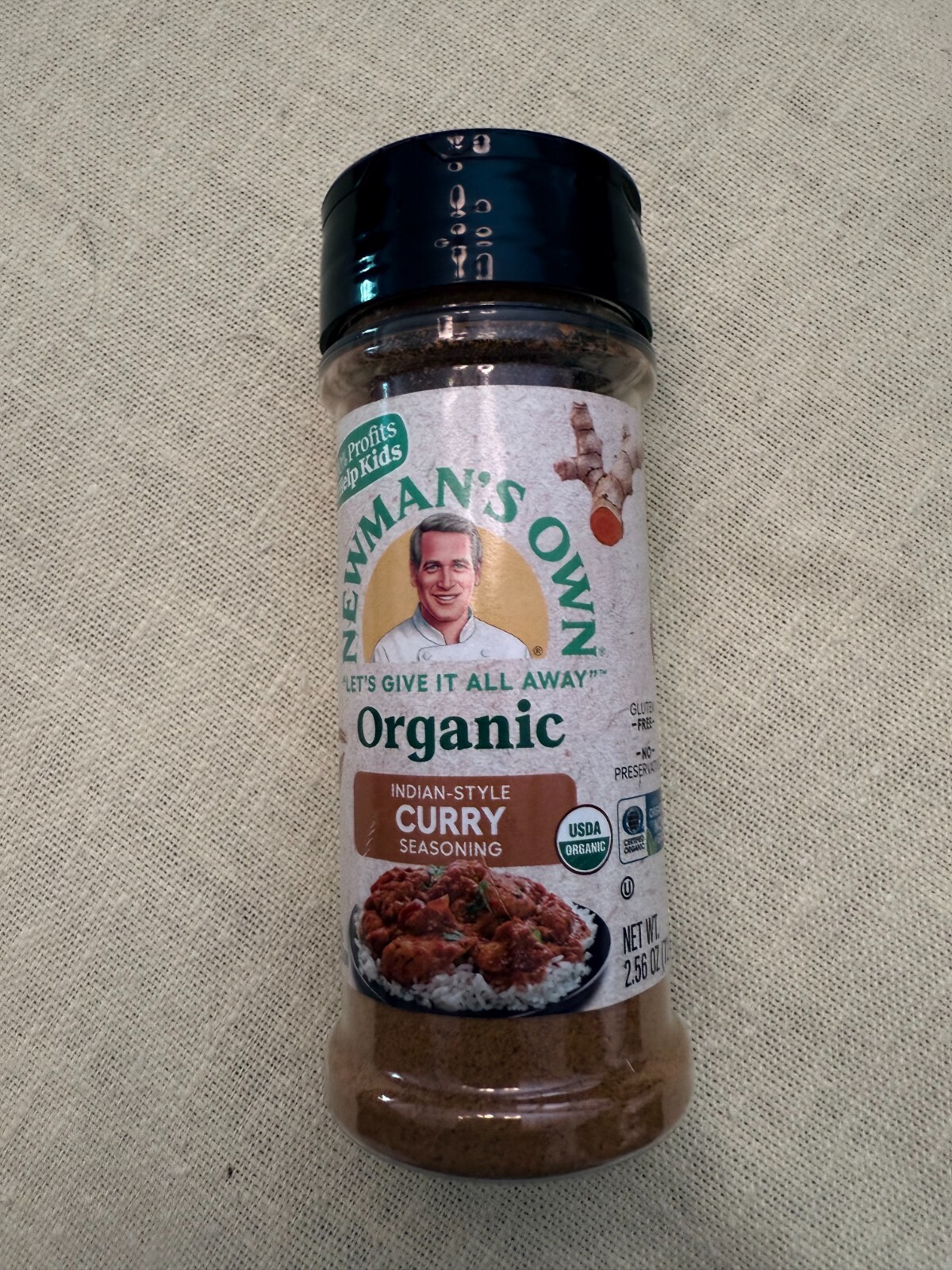 Newman’s Own Indian Curry ORGANIC Seasoning NEW!