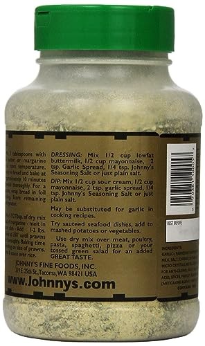Johnny’s Garlic Spread and Seasoning, 18 Ounce