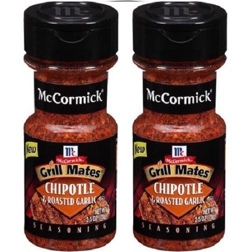 McCormick Grill Mates Chipotle & Roasted Garlic Seasoning 2 Bottle Pack