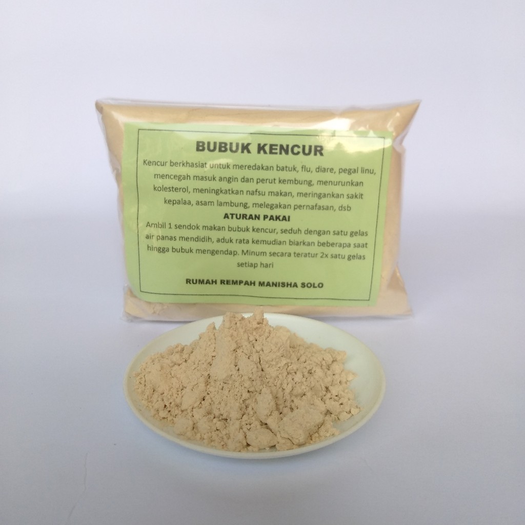 Kencur Root Powder 100g Kaempferia Galanga Indonesian Spice