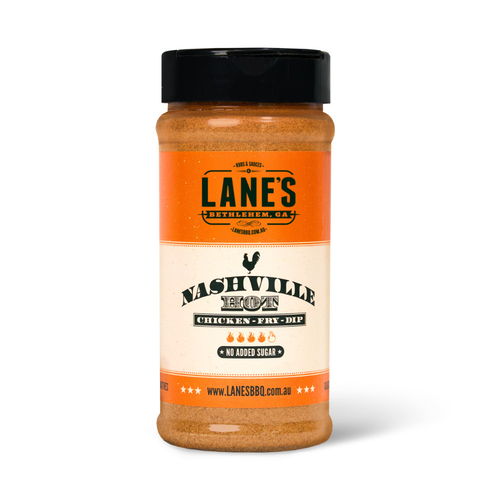 Lane’s Nashville HotPitMaster Size BBQ Rub Seasoning 265gm