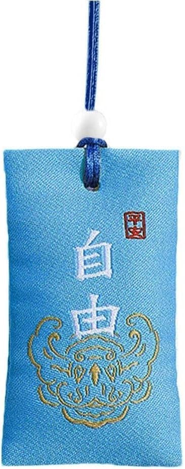 Blue Spiritual Salt Pouch with Sachet, Buddhist Spiritual Salt Pouch Necklace…
