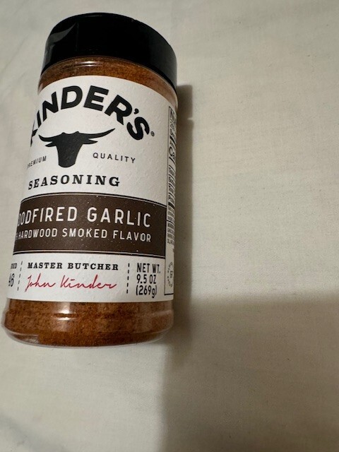 Kinder’s Woodfired Garlic Rub with Hardwood Smoked Flavor 9.5 oz – FRESH
