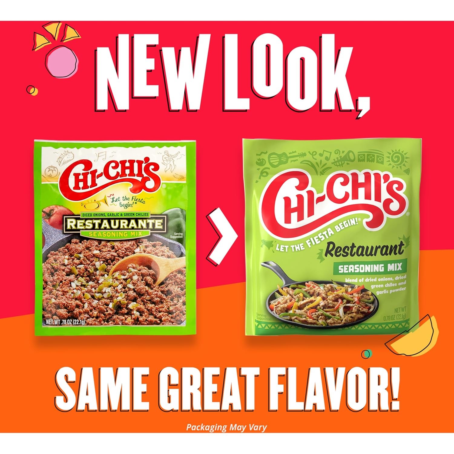 Chi Chi’s Fiesta Restaurante Seasoning Mix, 0.78 Ounce (Pack of 24)