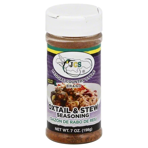 8 Pack of JCS Reggae Country Style Oxtail and Stew Seasoning – Authentic 7 oz