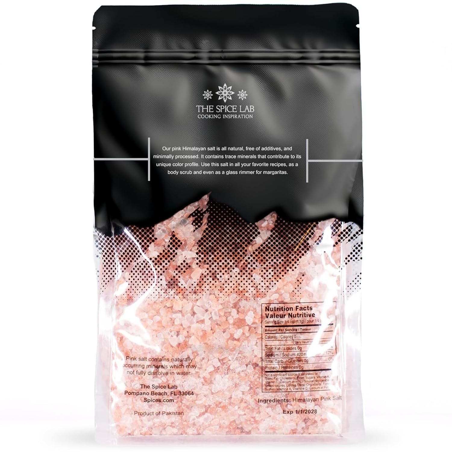 Versatile Pink Himalayan Salt (2.2 lbs) – Gourmet Coarse Grain, Crystal Pure