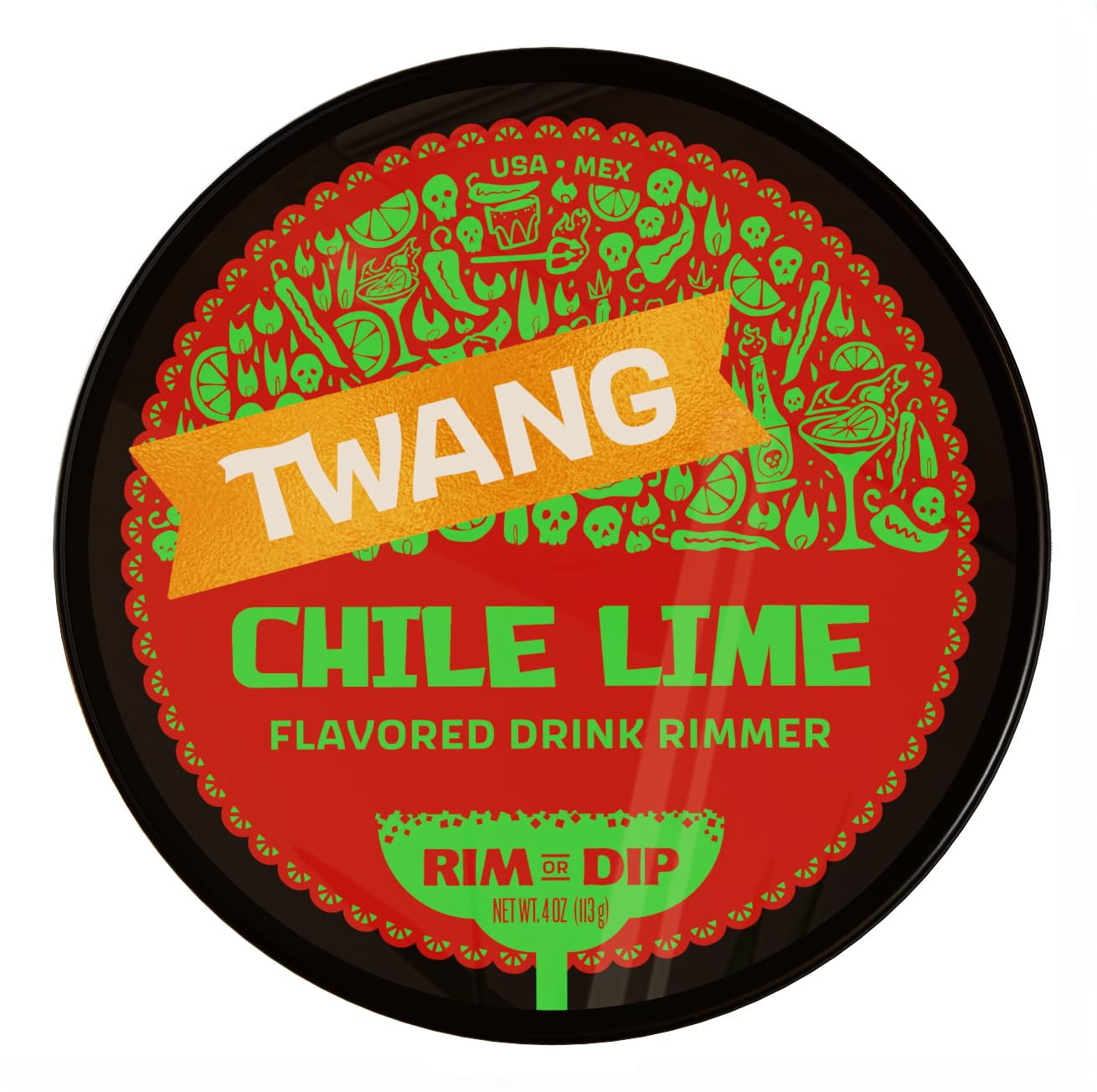 Chile Lime Cocktail Rimming Salt Drink Garnish for Bloody Marys, Micheladas, Mar