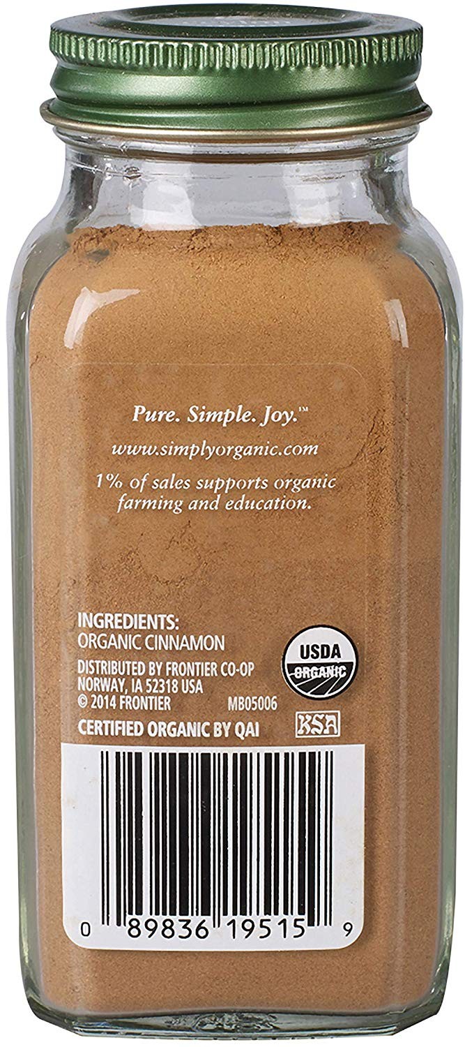 Simply Organic Cinnamon, Ceylon Ground, 2.08 Ounce