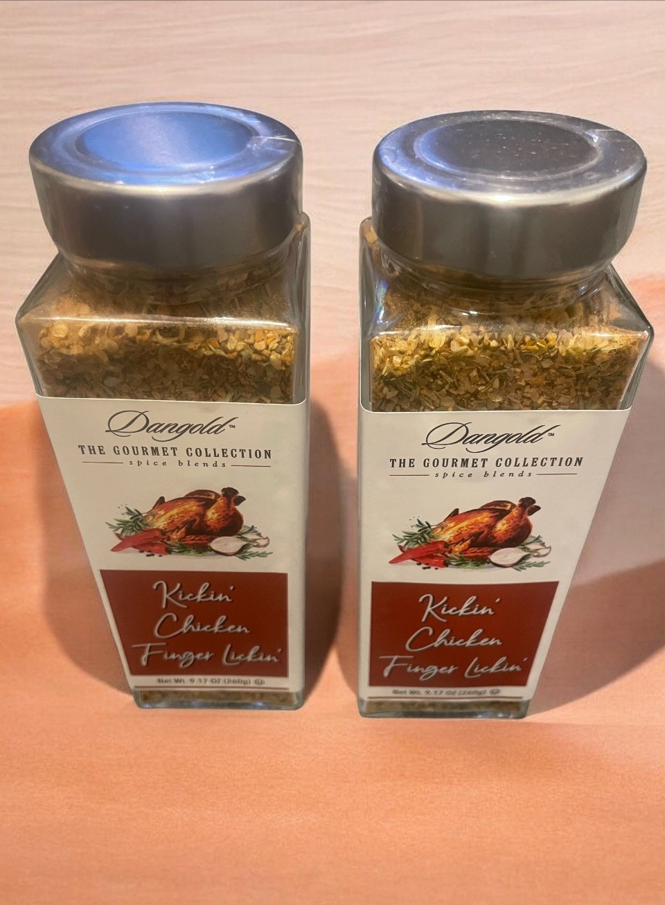 2-PK The Gourmet Collection Spice Blends Kickin Chicken Finger Lickin, 9.17 oz