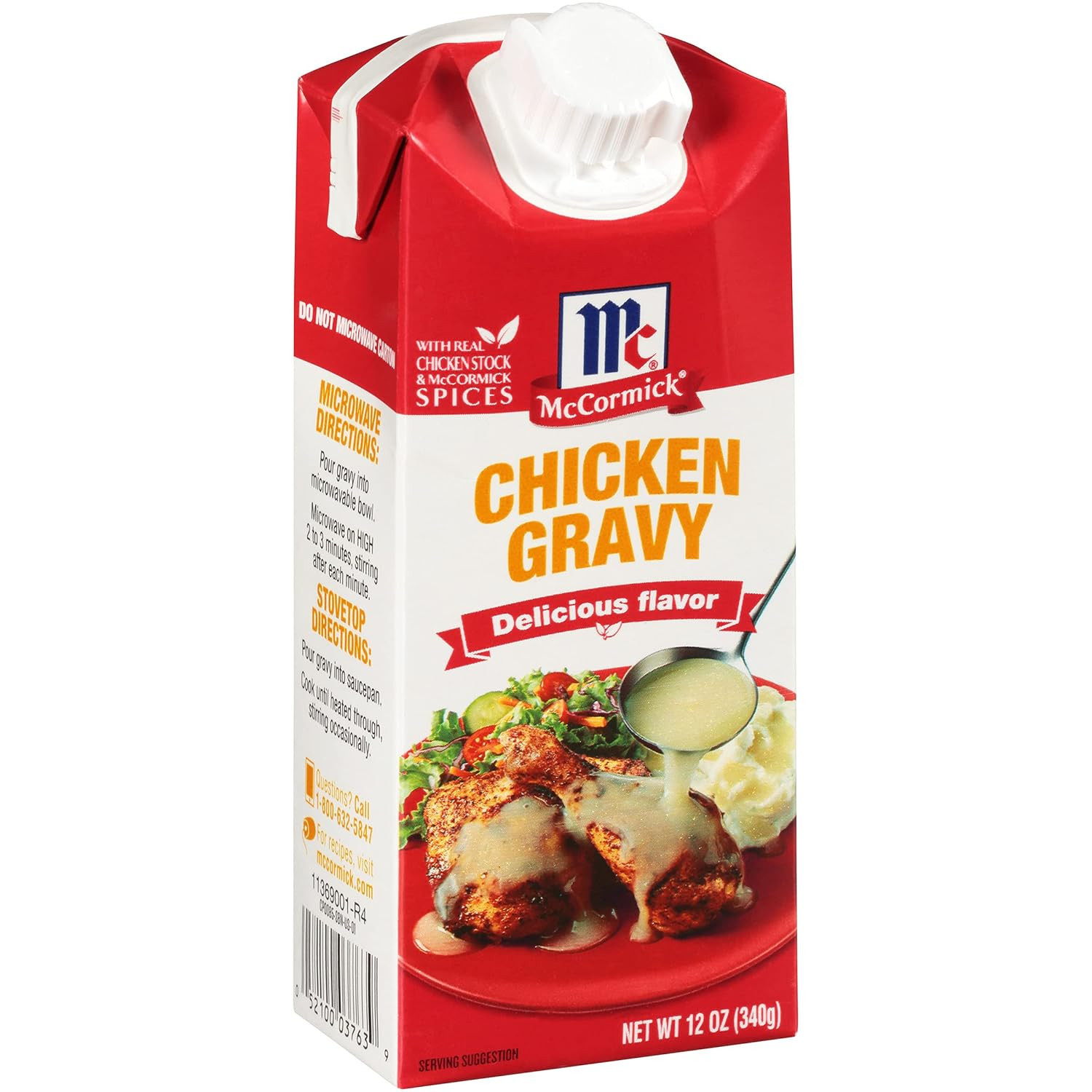Mccormick Chicken Gravy 12oz Classic Flavor Mix for Chicken and Mashed Potato