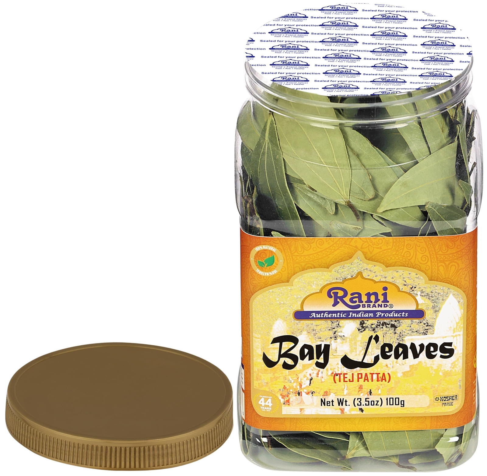 Rani Bay Leaf (Leaves) Whole Spice Hand Selected Extra Large 3.5oz PET Jar