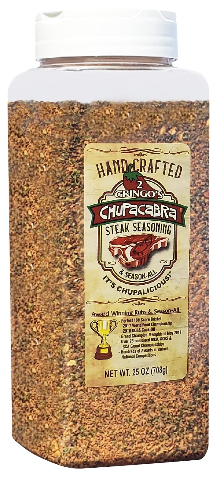 Chupacabra Steak Seasoning, 25 Ounces – Bold Flavor for Grilling and BBQ