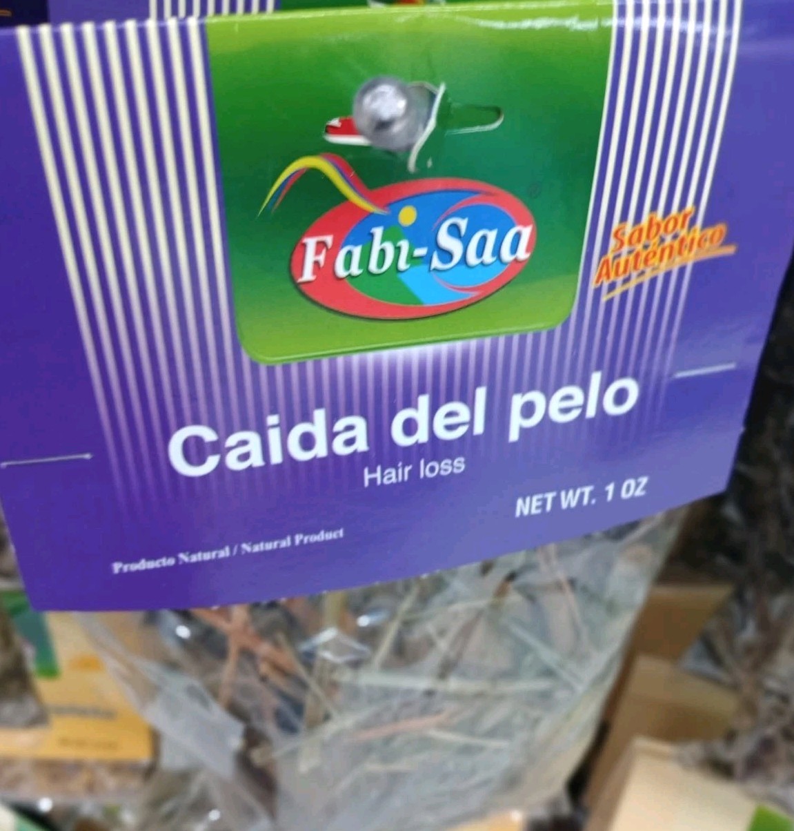 Caida Del Pelo From Ecuador Or Peru 1 Oz