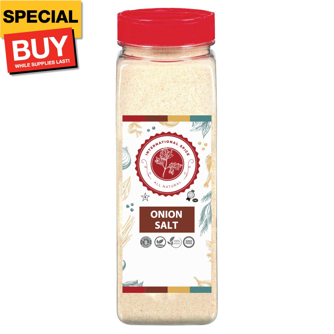 Onion Salt – Restaurant Quality – 32 Ounce Bottle 2 Pound (Pack of 1)