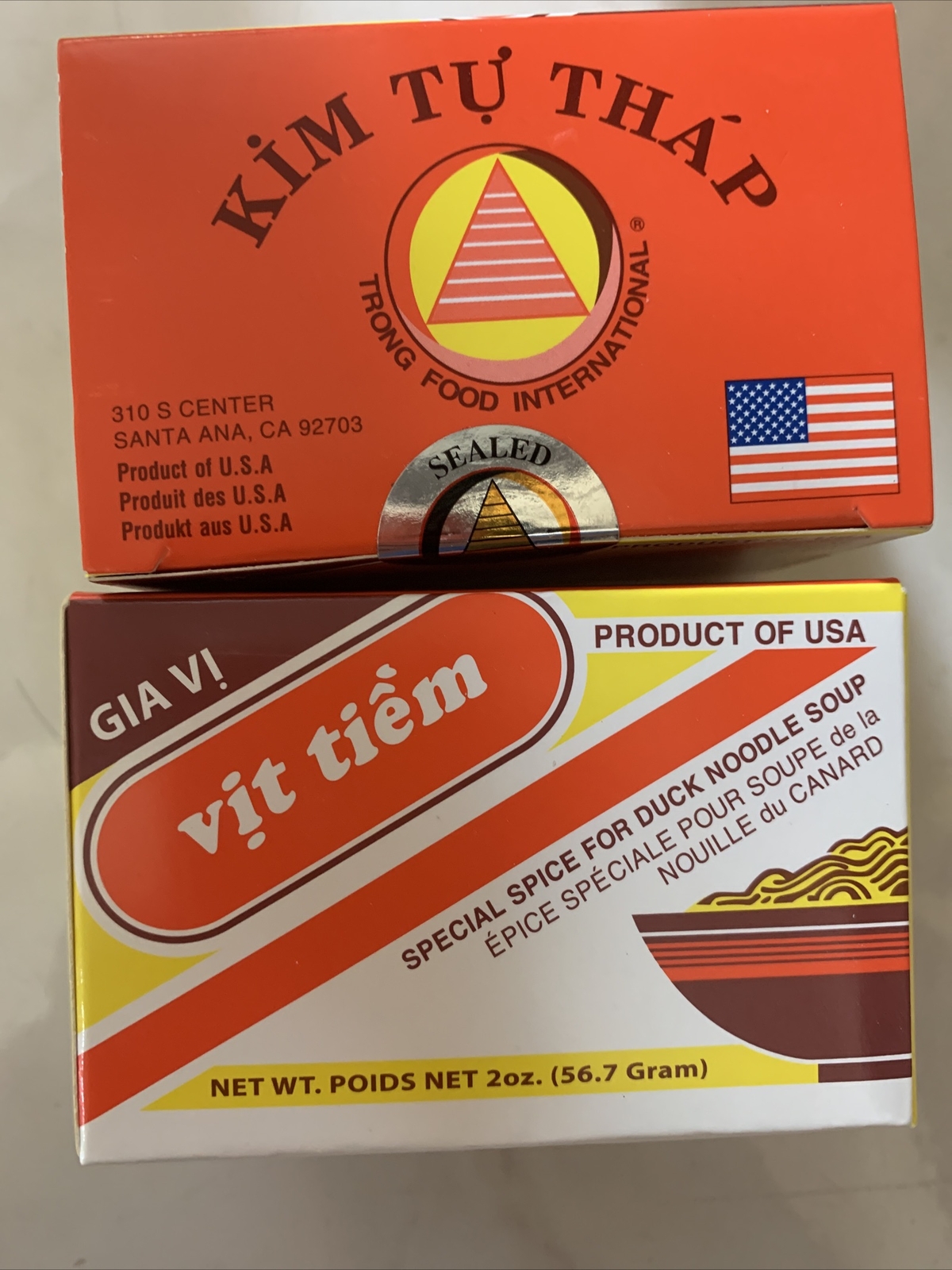 2 Pack Vietnamese Special spice For Duck Noodle Soup 2oz Ea Gia Vi Vit Tiem