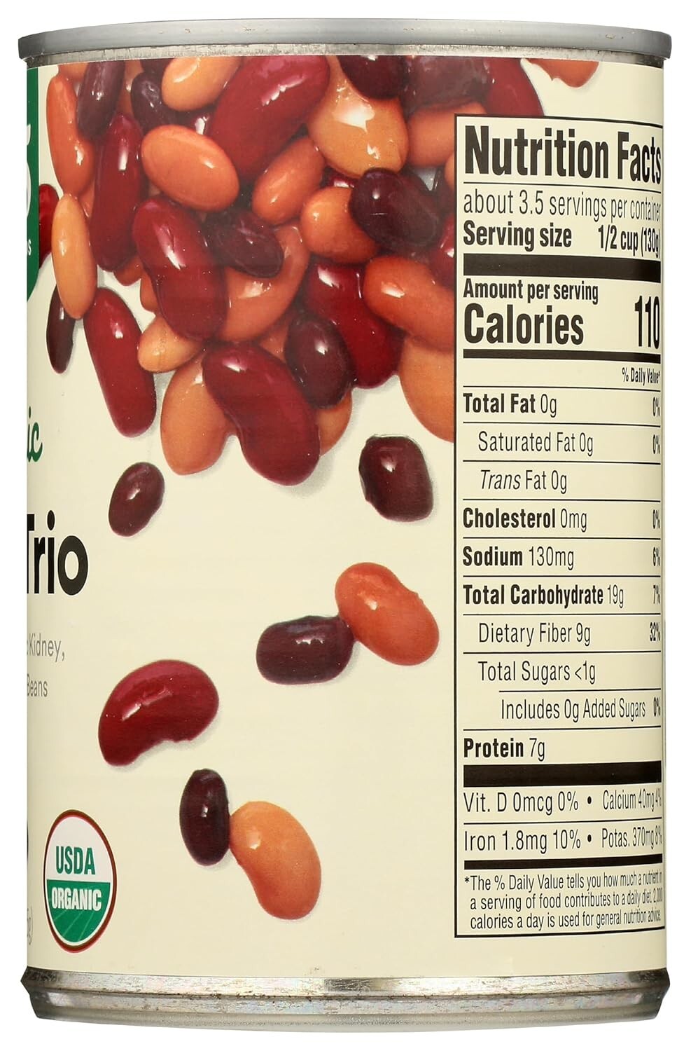365 by Whole Foods Market, Organic Bean Trio, 15 Ounce