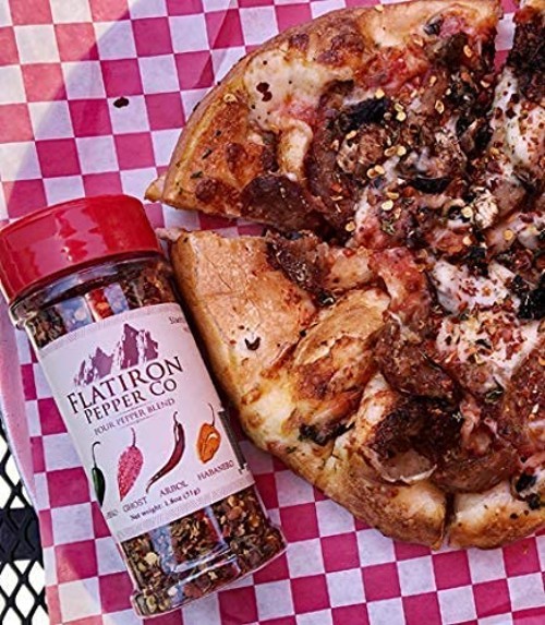 Elevate Dishes with Our Four Pepper Blend – Chile Flakes in 1.8oz Bottle