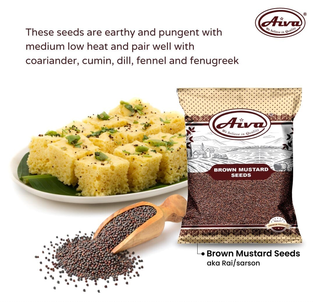 Aiva Mustard Seeds Brown 7 oz