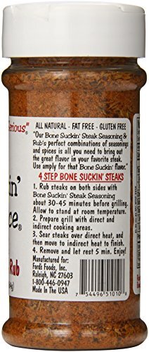 Bone Suckin Sauce Seasoning and Rub Chicken & Steak Dry Rubs Gluten & Fat Free