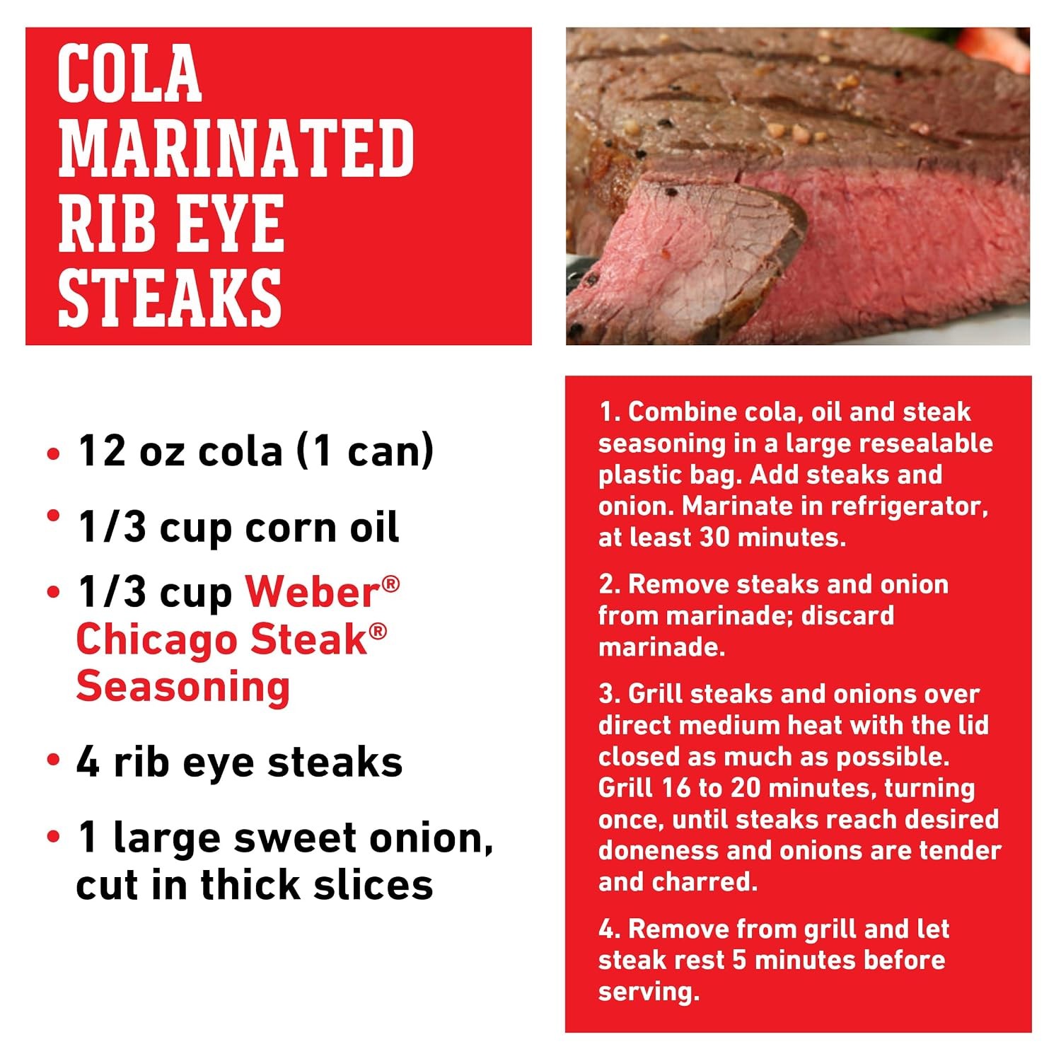 Weber Chicago Steak Seasoning, 13 oz