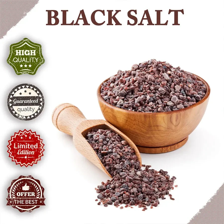 Black Salt Powder (Kala Namak) Item Weight 8oz-3lb