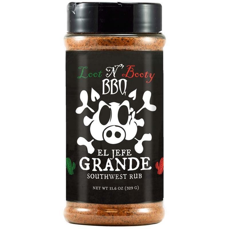 Loot N’ Booty El Jefe Grande Bar-B-Q Rub/Seasoning 11.6 oz