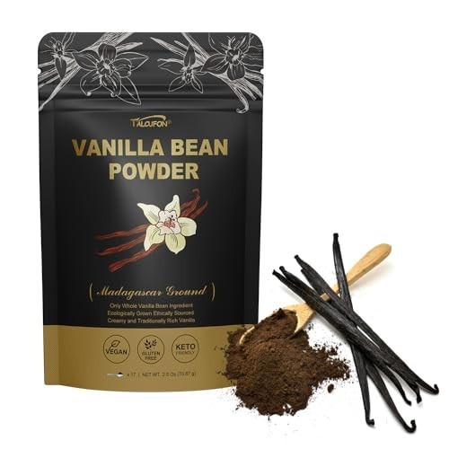 Ground Vanilla Bean Powder 2.5 Oz Madagascar Pure Fine For Coffee Baking Shakes