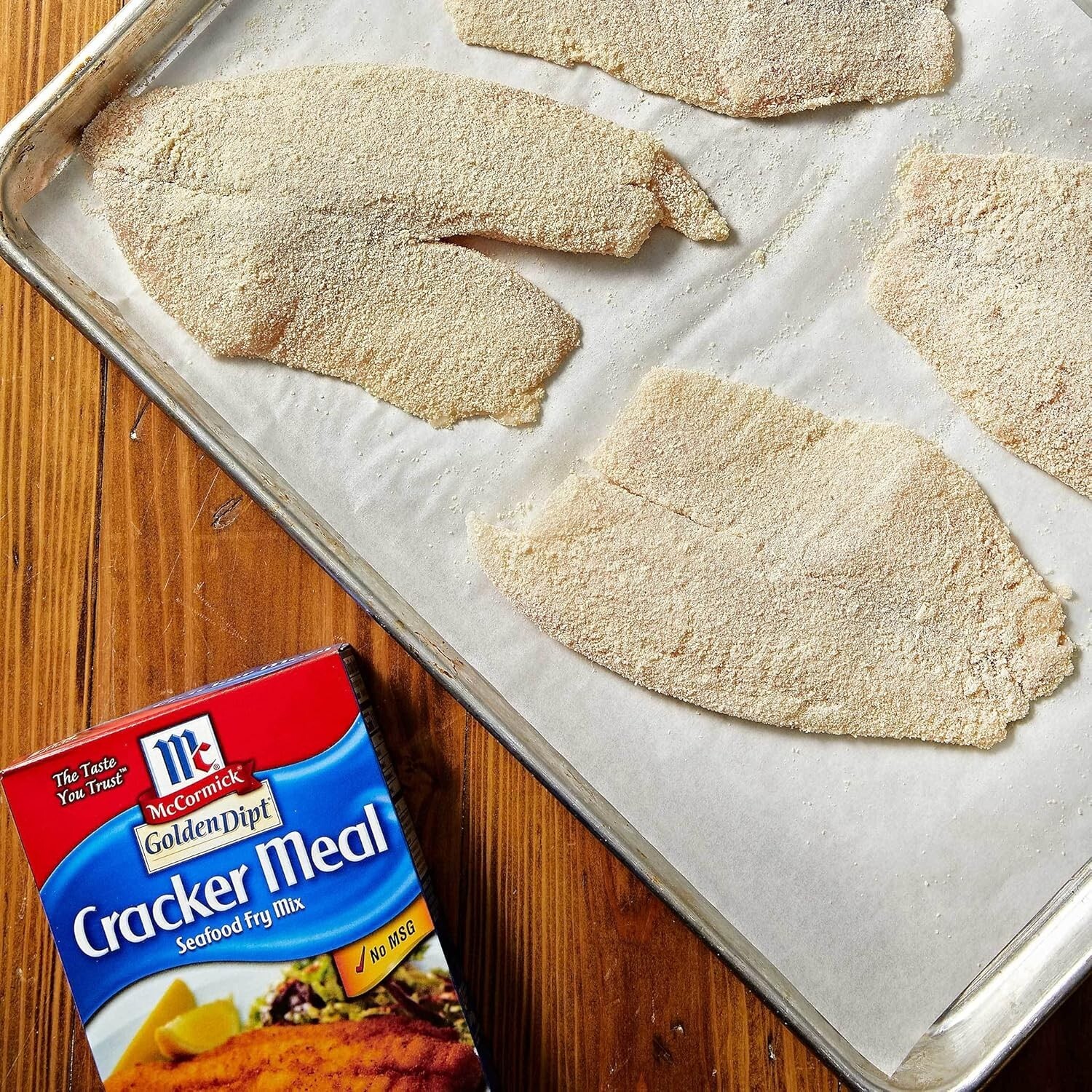McCormick Golden Dipt Cracker Meal Seafood Fry Mix, 10 oz (Pack of 8)