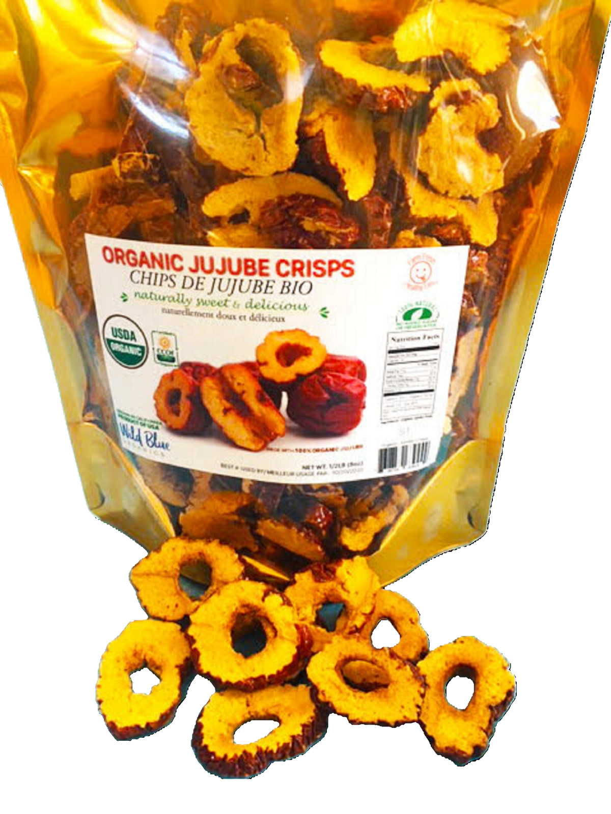 100% Organic, Jujube Powder, Freeze-Dried, Farm Direct, 红枣粉, 대추분말