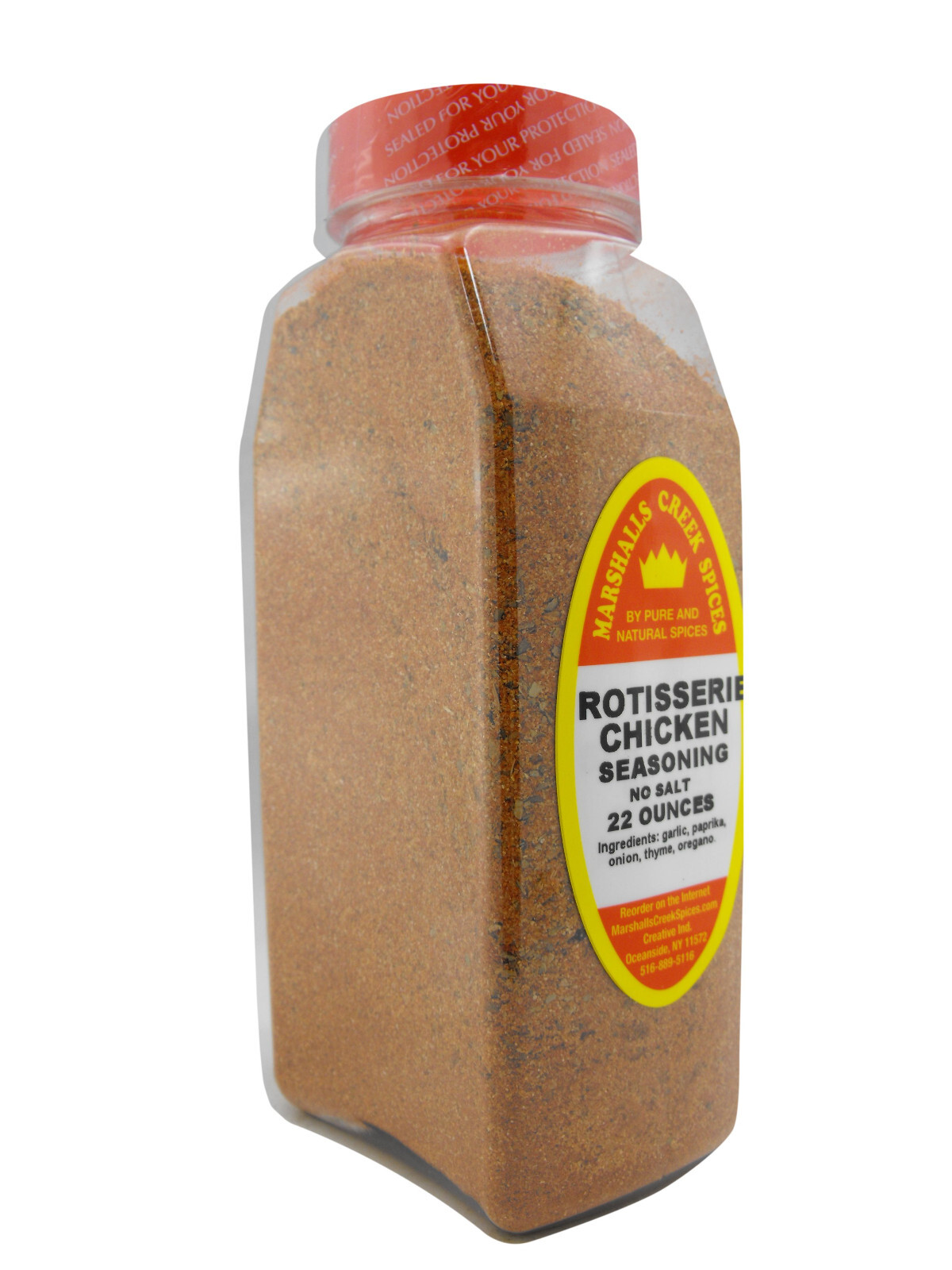 Marshalls Creek Spices XL Rotisserie Chicken No Salt Seasoning, 22 oz (st32)