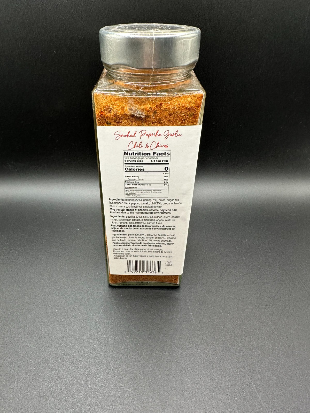 GOURMET COLLECTION Smoked Paprika, Garlic, Chili, & Chives 6.35 oz Large
