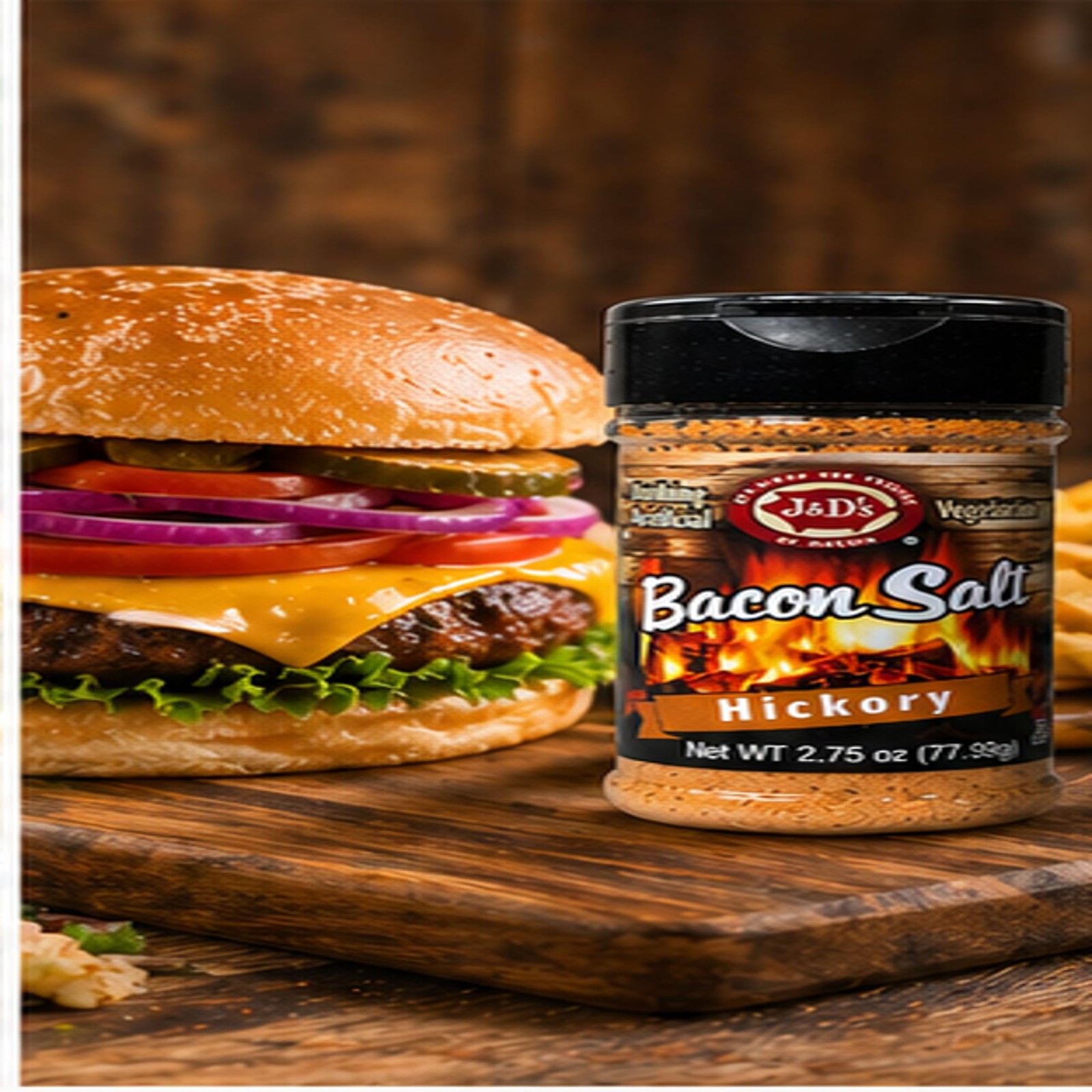 Bacon Salt Original 2.5 Ounce Vegan Vegetarian Kosher Seasoning