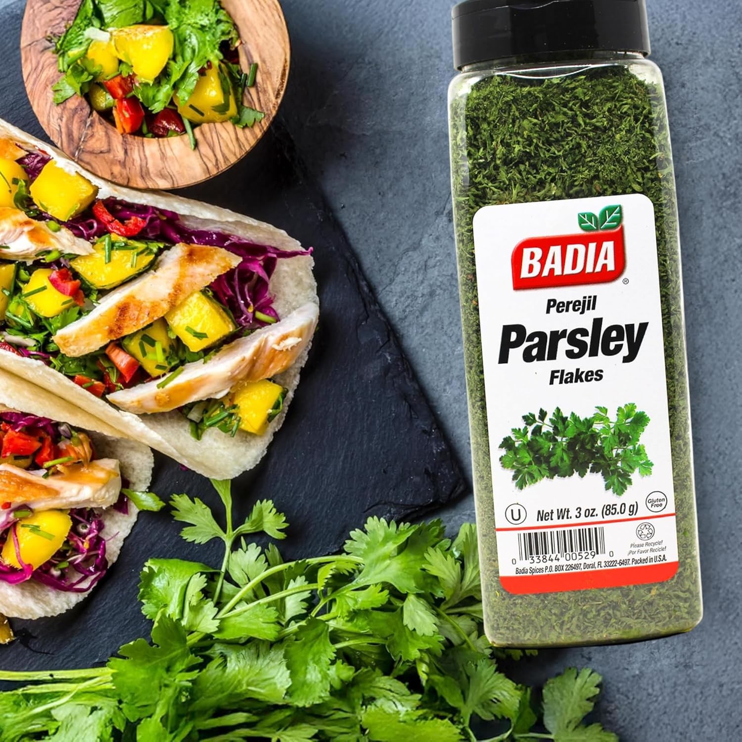 Parsley Flakes, 3 oz – Fresh Aromatic Herb for Cooking, Garnishing & Seasoning