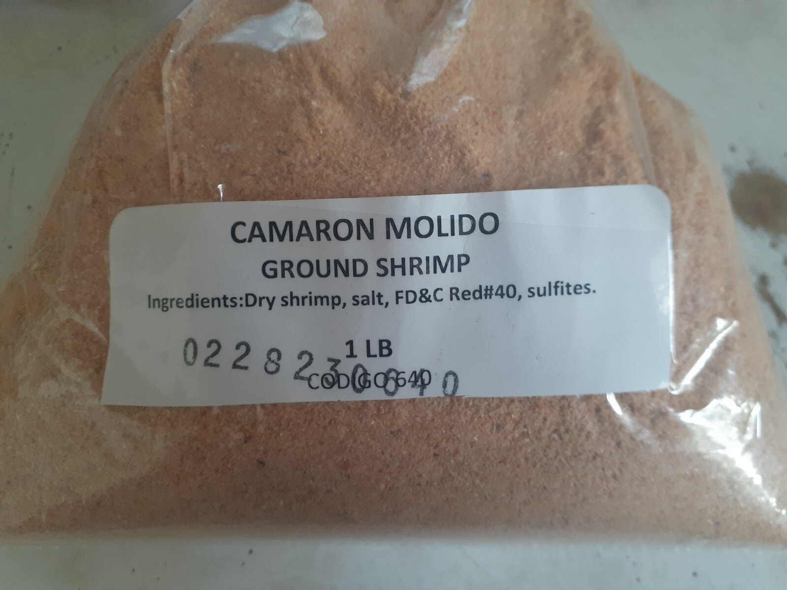 Shrimp powder/Ground/Seasoning/Camaron/Molido/en Polvo/1 lb or 5 lb