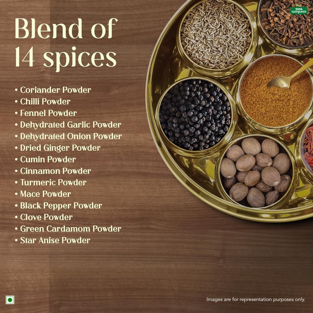 Tata Sampann Paneer Masala Powder with Natural Oils, 100g,