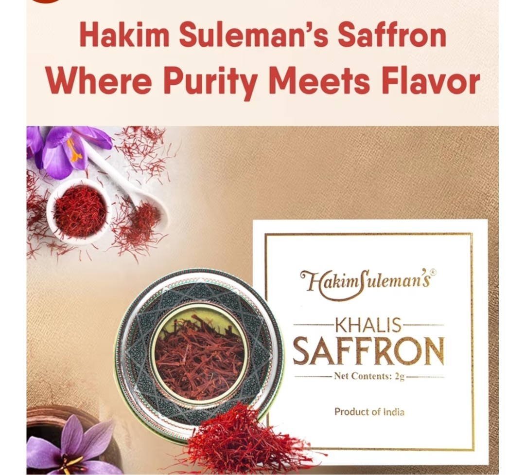 Hakim Suleman’s Kashmiri Saffron Threads (2g) – Premium Grade A Kesar | Pure
