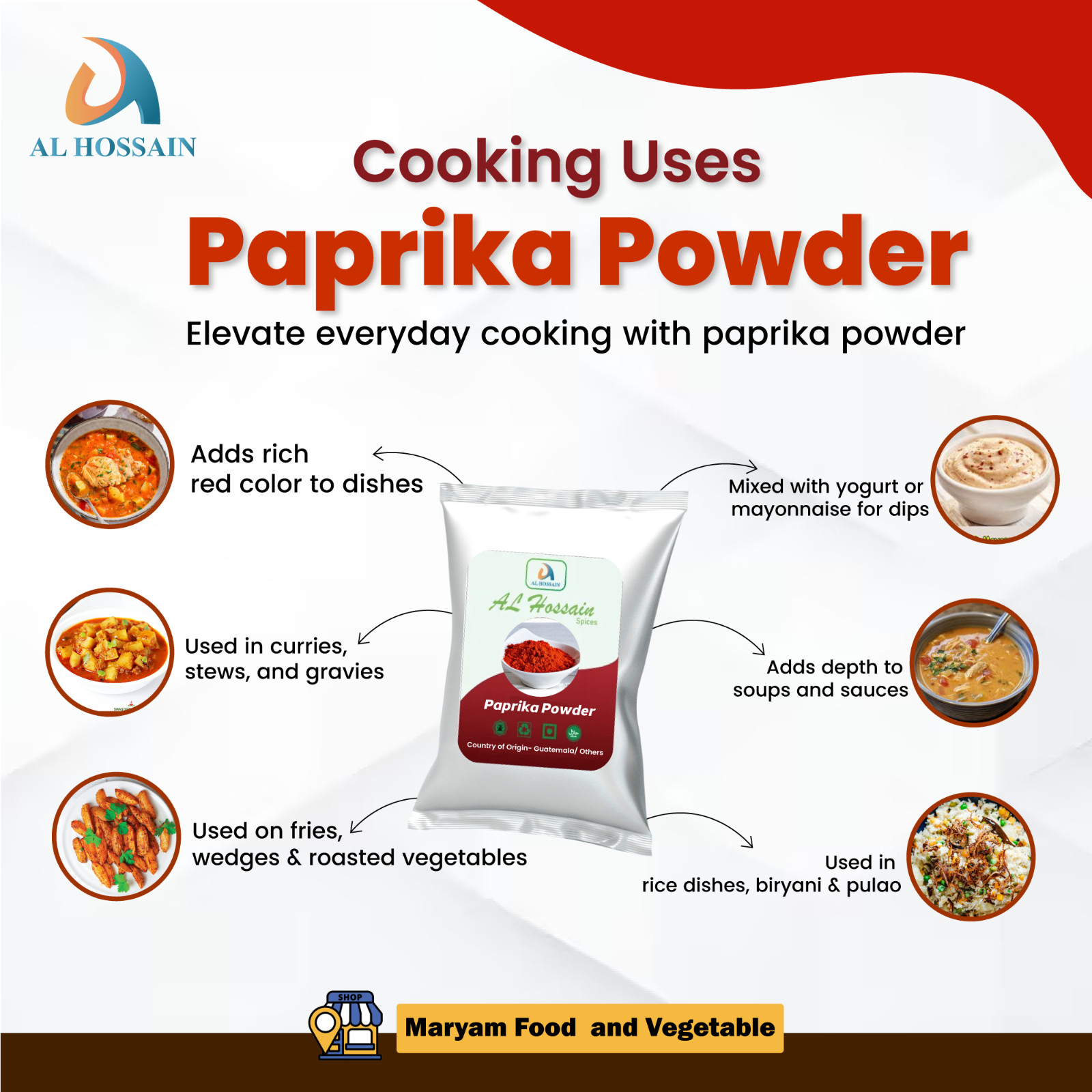 Smoked Paprika Powder 250g | Ground Paprika Spice for Cooking & Seasoning |