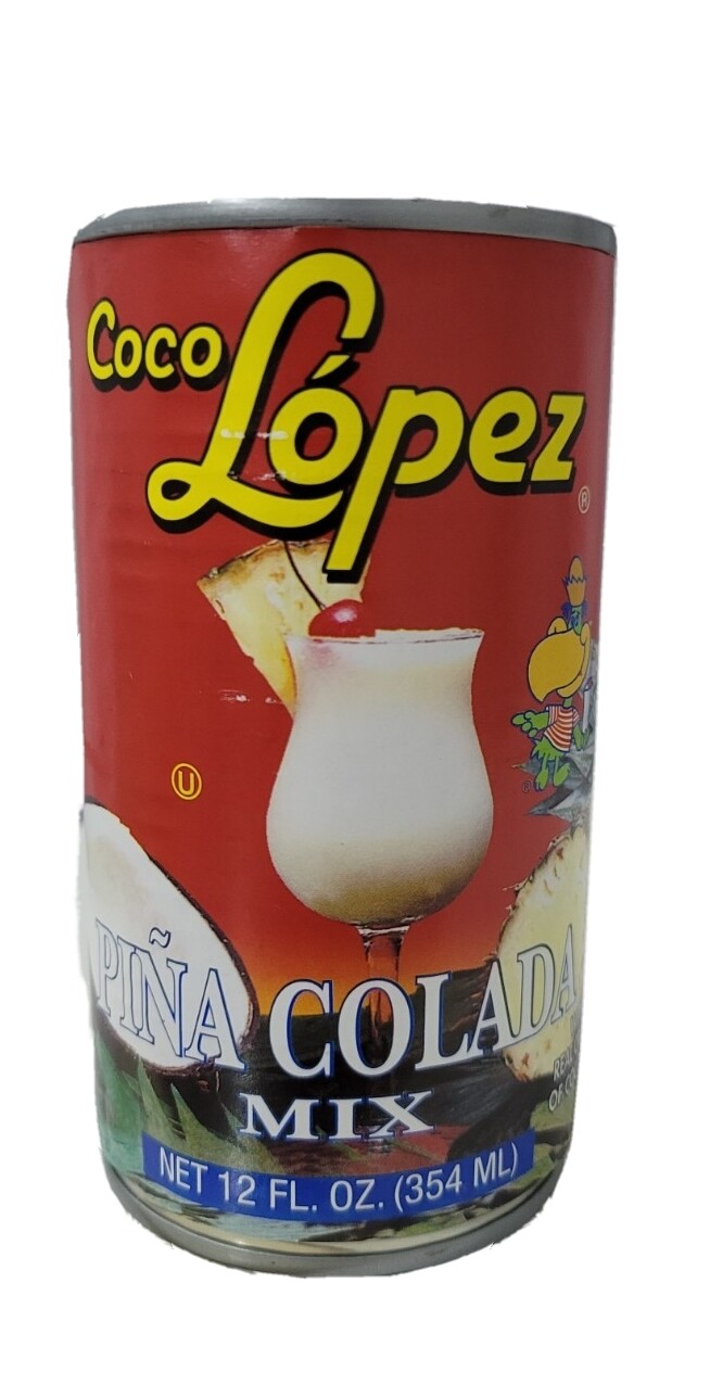4 Cans-12 oz. Coco Lopez MIX Cream Of Coconut & Piña Colada MIX