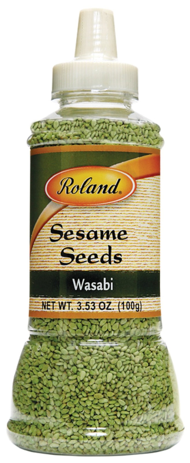 Roland Wasabi Sesame Seeds – 3.5 oz. 3.52 Ounce (Pack of 1), Black/D40