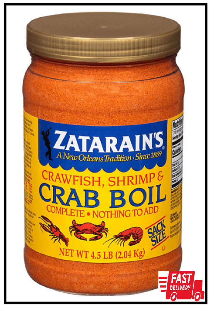 2 pk Zatarain’s Crawfish Shrimp and Crab Boil 4.5 lbs