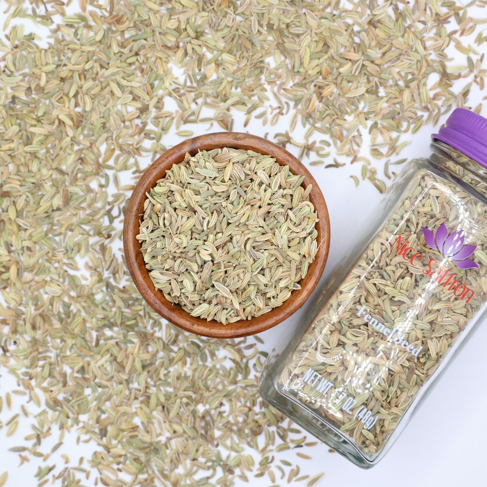 Fennel Seed | Fennel seeds is Great for Cooking and Tea | 1.7 oz – 50 Ibs