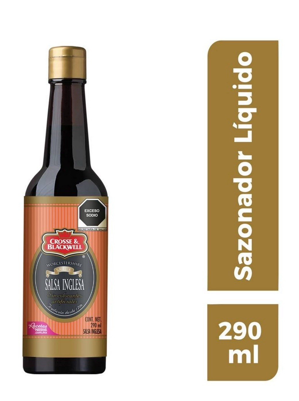 CROSSE BLACKWELL Salsa Tipo Inglesa Worcestershire Sauce 290ml