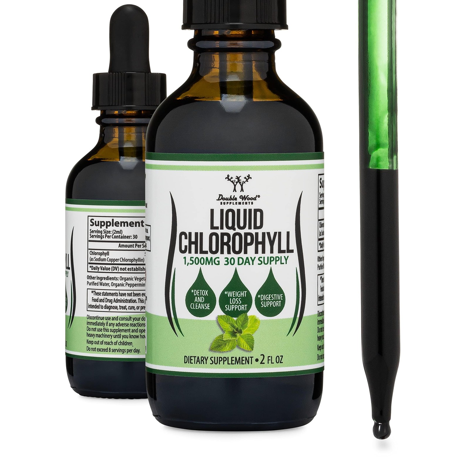 Chlorophyll Liquid Drops – for Digestion, Gut Health, 2 Fl Oz (Pack of 1)